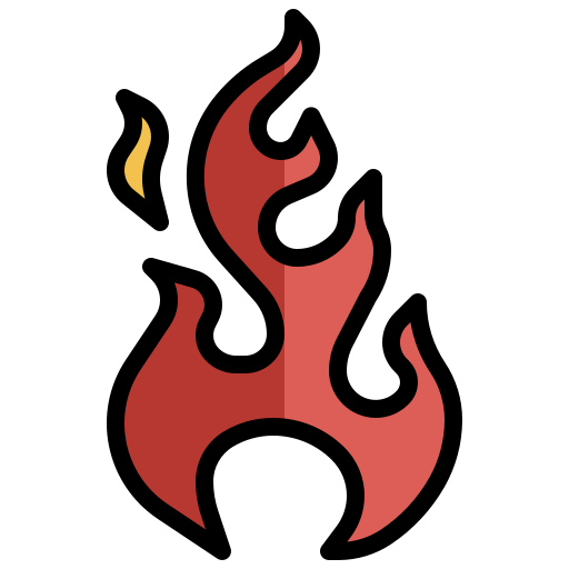 Fire Surang Lineal Color icon