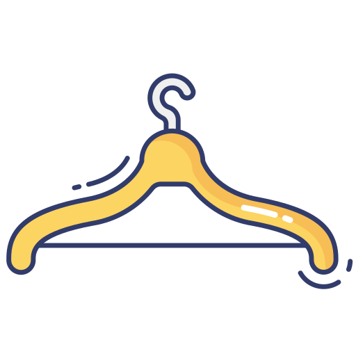 kleiderbügel Dinosoft Lineal Color icon