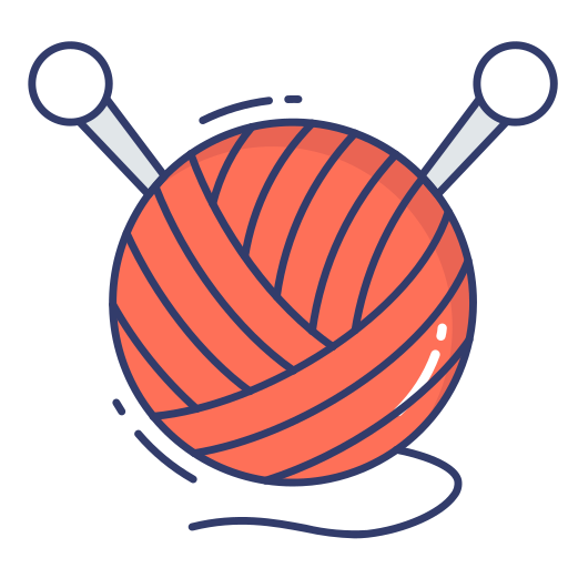 Yarn ball Dinosoft Lineal Color icon