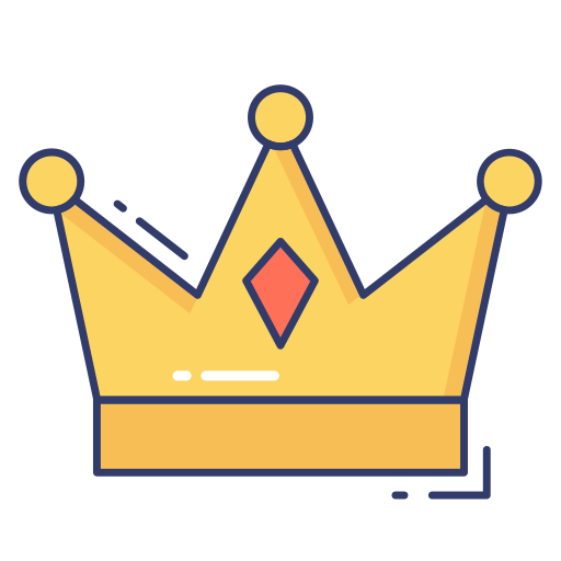Королевская корона Dinosoft Lineal Color иконка