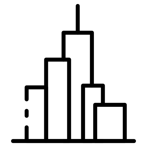 edificios Dinosoft Lineal icono