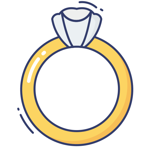 diamentowy pierścionek Dinosoft Lineal Color ikona