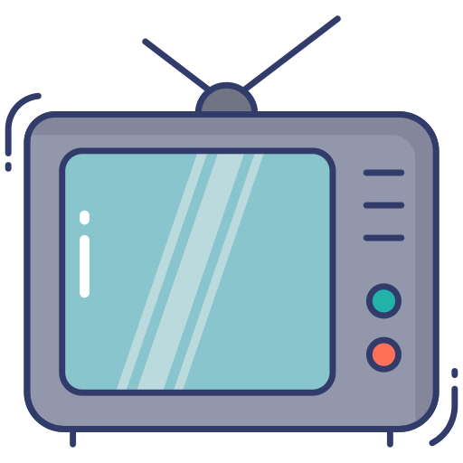 Tv Dinosoft Lineal Color icon