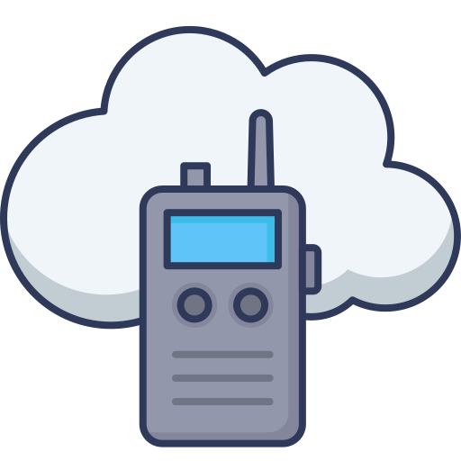 walkie talkie Dinosoft Lineal Color icon