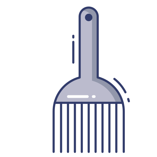 Hair brush Dinosoft Lineal Color icon