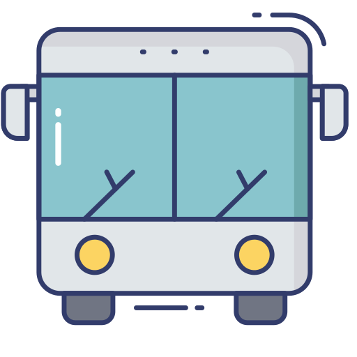 Bus Dinosoft Lineal Color icon