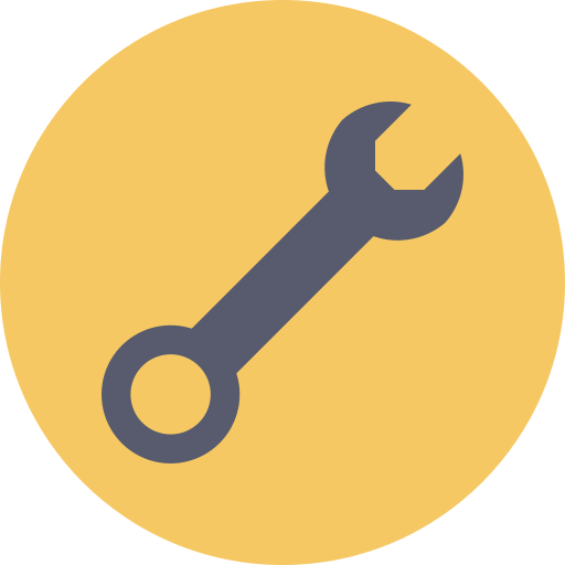 Wrench Dinosoft Circular icon