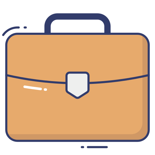 Briefcase Dinosoft Lineal Color icon