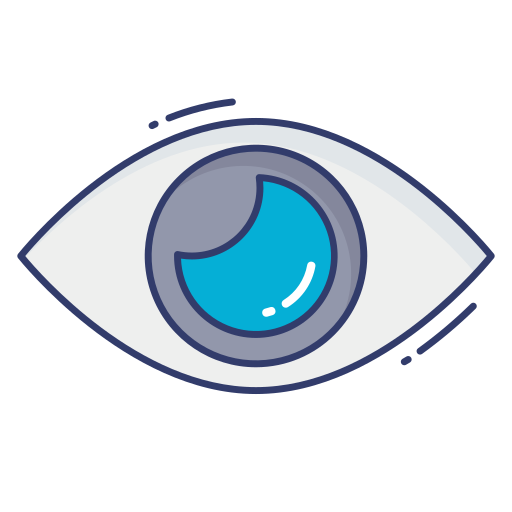 Eye Dinosoft Lineal Color icon