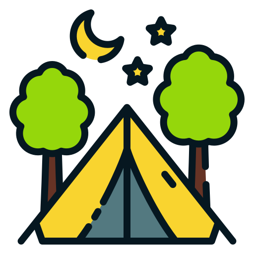 Camping Good Ware Lineal Color icon