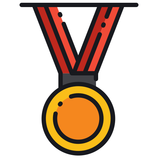 medal Good Ware Lineal Color ikona