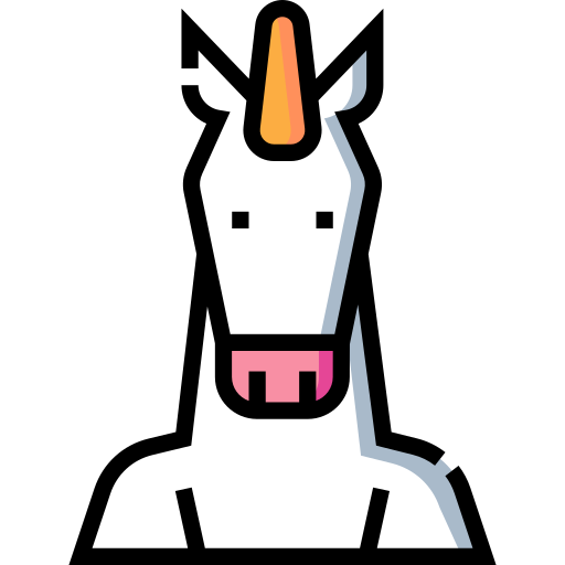 Unicorn Detailed Straight Lineal color icon
