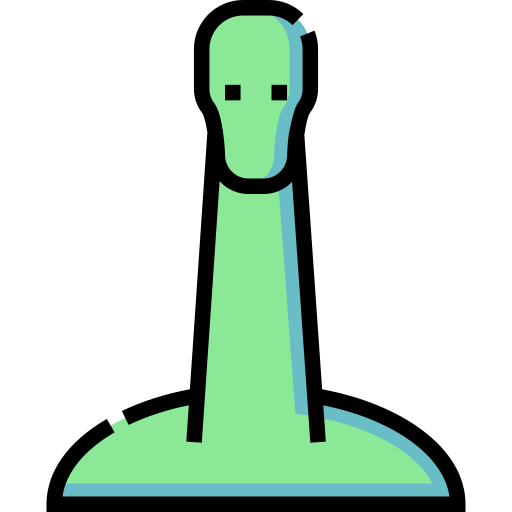 Loch ness monster Detailed Straight Lineal color icon