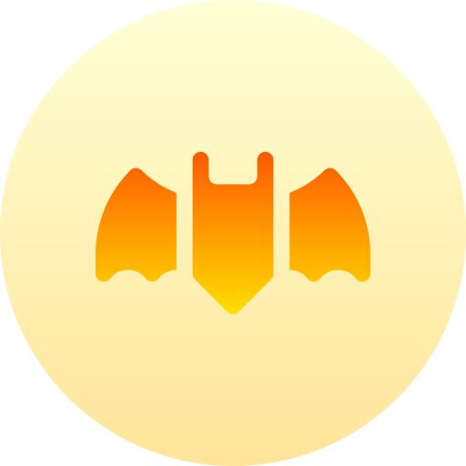 Bat Basic Gradient Circular icon