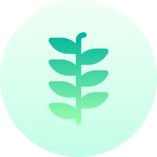 Plant Basic Gradient Circular icon