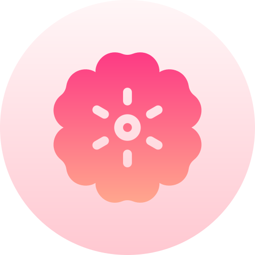 kwiat Basic Gradient Circular ikona