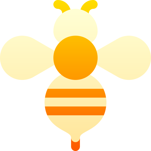 pszczoła Basic Gradient Gradient ikona