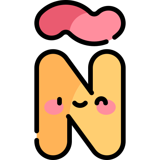 norte Kawaii Lineal color icono