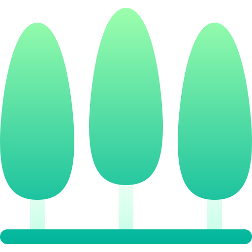 albero Basic Gradient Gradient icona