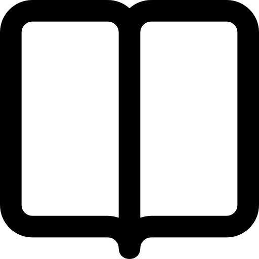 lettura Basic Black Outline icona