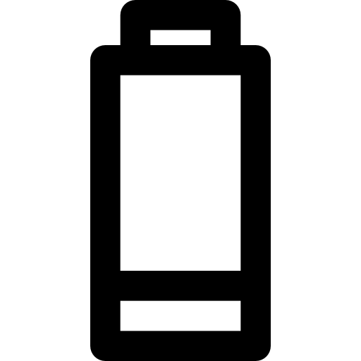 batterie Basic Black Outline Icône