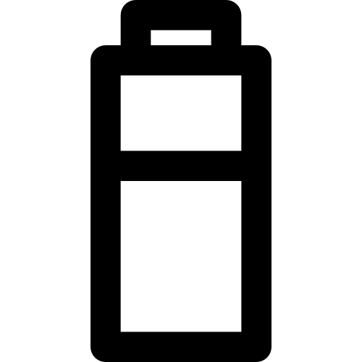 Battery Basic Black Outline icon