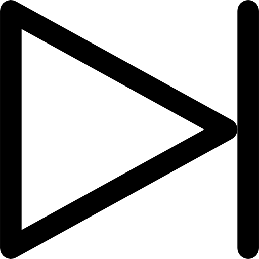 volgende Basic Black Outline icoon