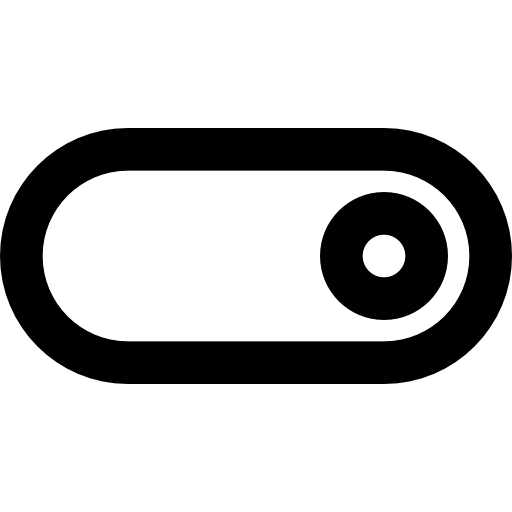 Switch Basic Black Outline icon
