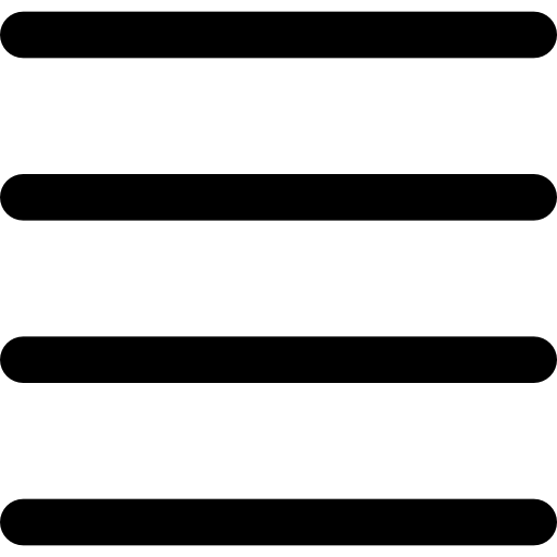 Menu Basic Black Outline icon