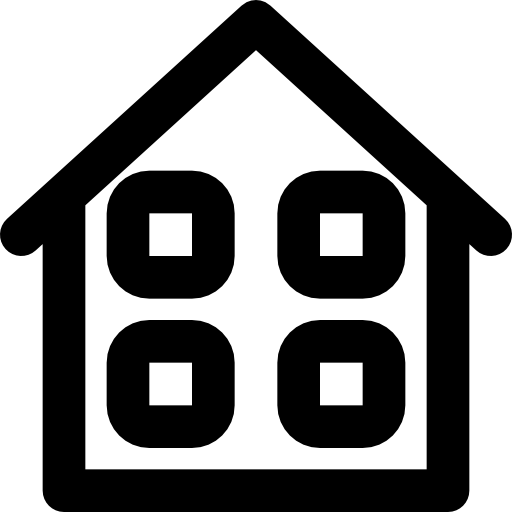 Home Basic Black Outline icon