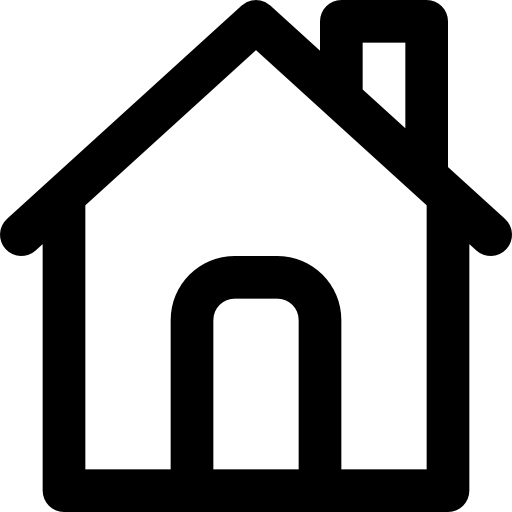 hogar Basic Black Outline icono