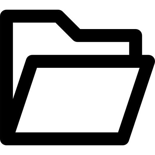 ordner Basic Black Outline icon