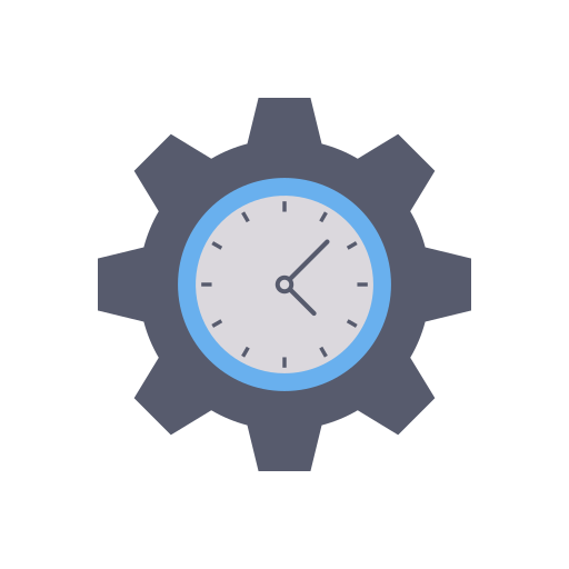 Time management Dinosoft Flat icon