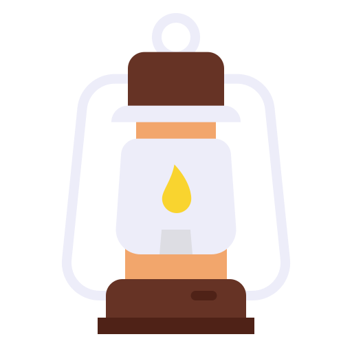 石油ランプ Good Ware Flat icon