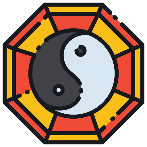 yin-yang Good Ware Lineal Color icon