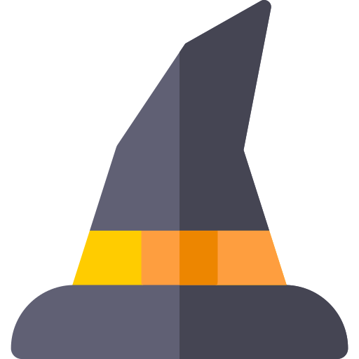 Wizard hat Basic Rounded Flat icon