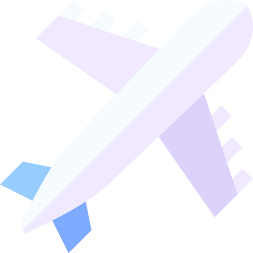 비행기 Basic Straight Flat icon