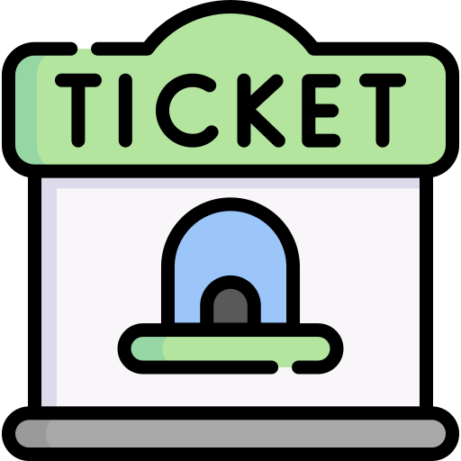 Ticket office Special Lineal color icon