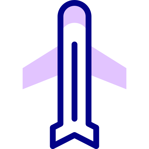 avião Detailed Mixed Lineal color Ícone