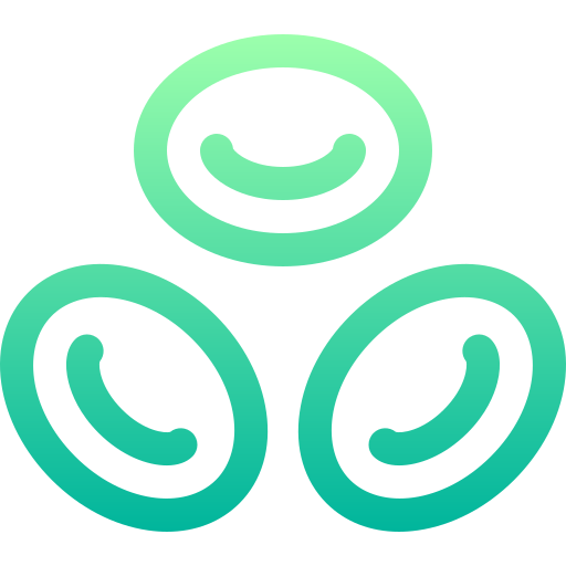 cellule sanguine Basic Gradient Lineal color Icône