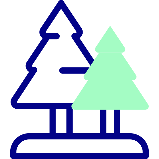 Дерево Detailed Mixed Lineal color иконка