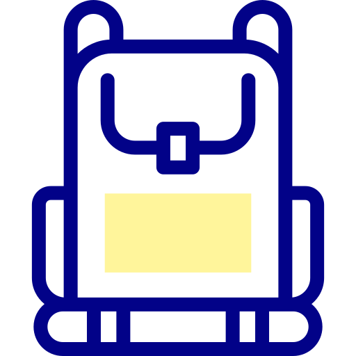 バックパック Detailed Mixed Lineal color icon