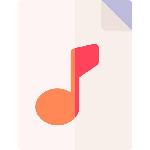 Audio Basic Rounded Flat icon