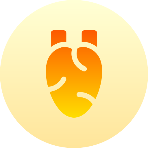 serce Basic Gradient Circular ikona