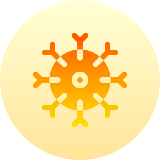 sistema immunitario Basic Gradient Circular icona