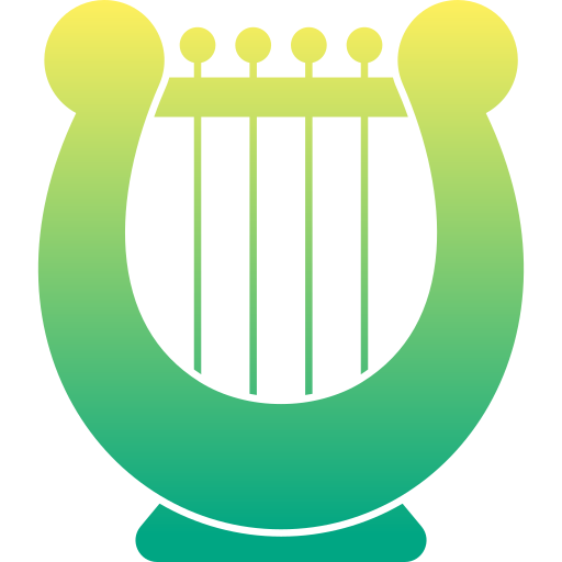 harfa Generic Flat Gradient ikona