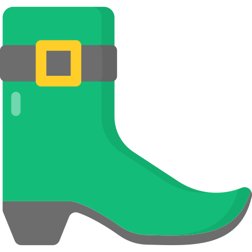 Leprechaun shoe Generic Flat icon