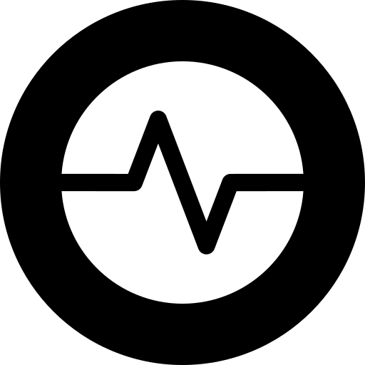 elektrocardiogram Generic Glyph icoon