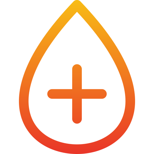 Blood drop Generic Gradient icon