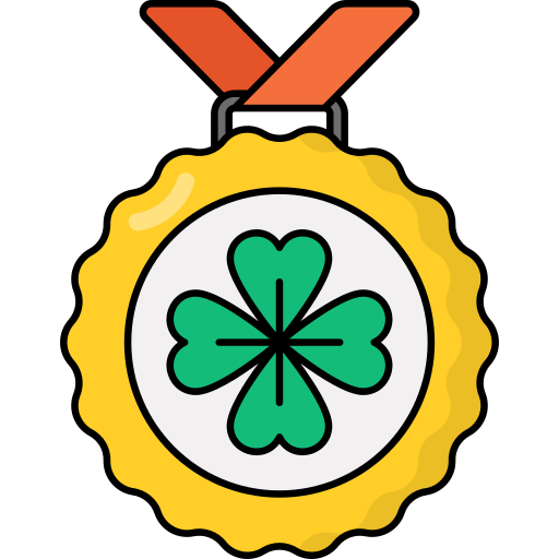 médaille Generic Outline Color Icône